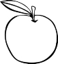Опис: розмальовки  Яблуко. Категорія: фрукти. Теги:  фрукти, яблуко, яблука.
